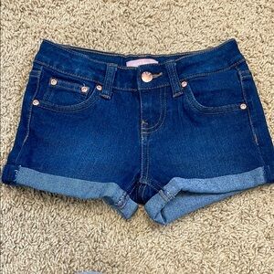 NWOT BCBG girls Denim Blue Shorts